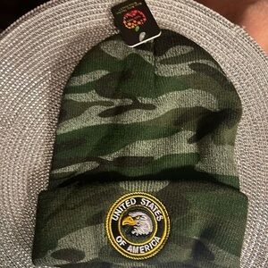 2 stocking  caps, new, USA seal